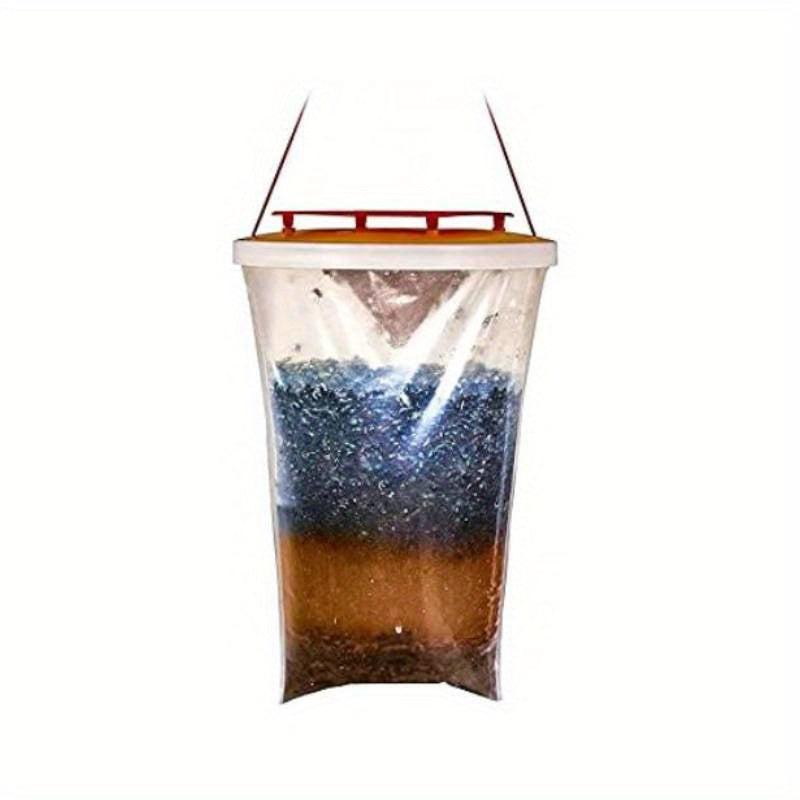 Fly Bag Hanging Fly Trap Outdoor Bug Catcher With Natural Attractant