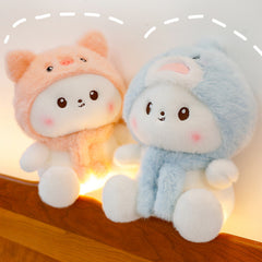 Adorable Pink Piggy Shark Plush Dolls for Living Room Decor