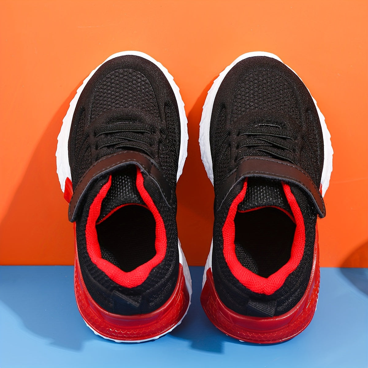Boys Casual Low Top Woven Shoes Breathable Lightweight Non slip Sneakers