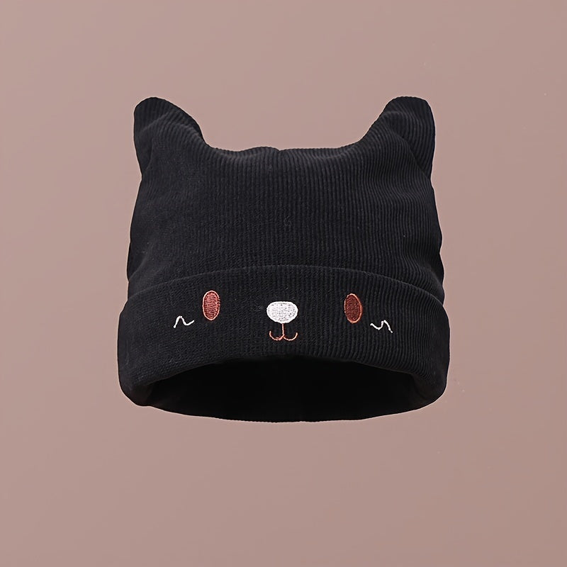 Knitted Beanie Hat Cartoon Rabbit Ears Warm Hat