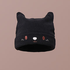 Knitted Beanie Hat Cartoon Rabbit Ears Warm Hat