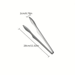 Stainless Steel Food Tongs, Anti-scalding BBQ Clip, Salad & Grilling Tongs