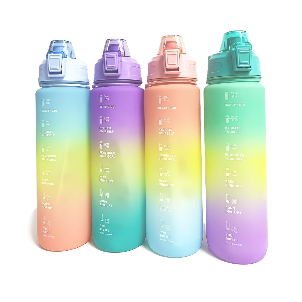 Gradient 1L Water Bottle with Straw