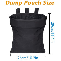 500D Nylon Molle Roll Up Bag Lightweight Collection Bag For Hiking