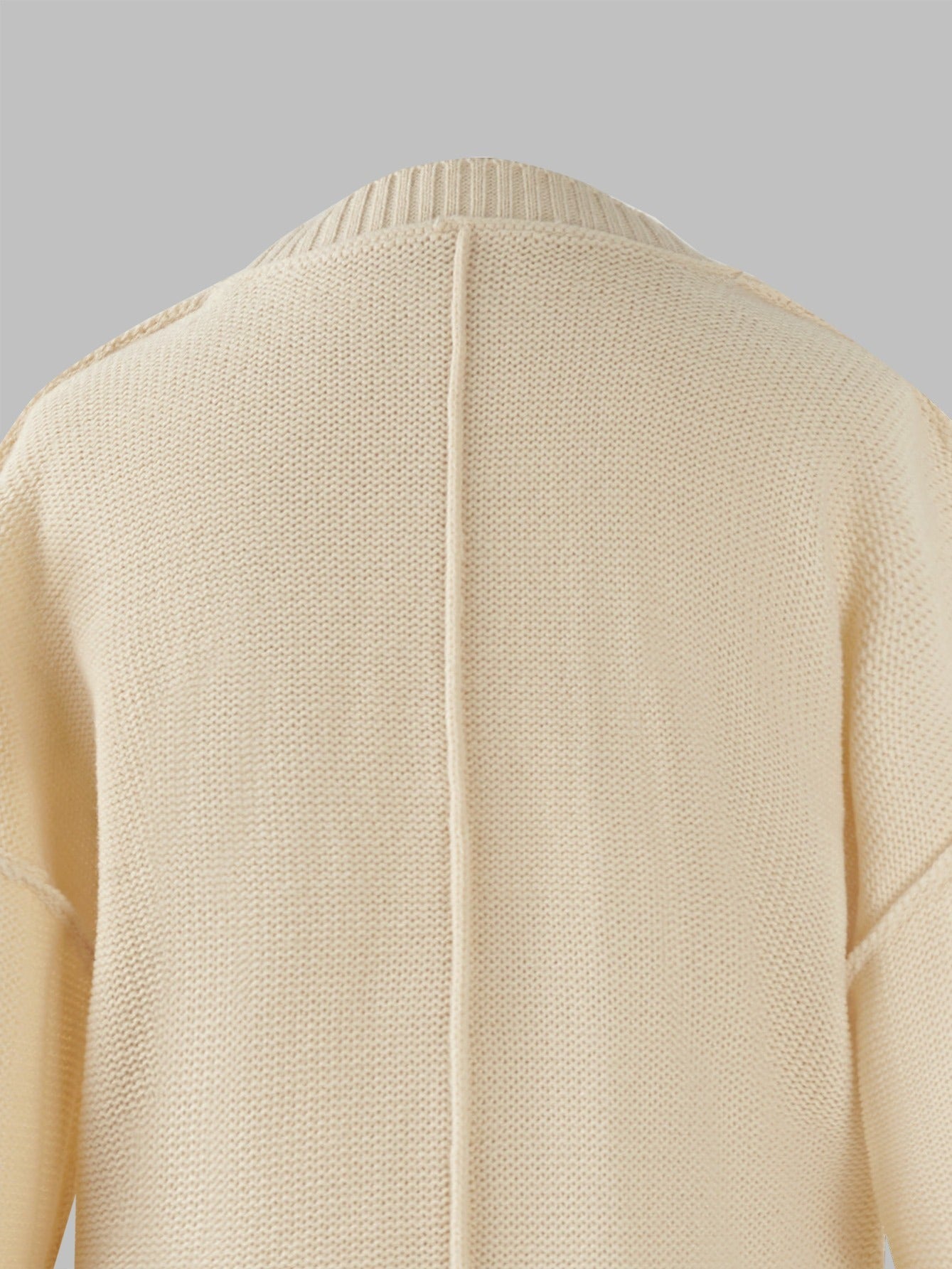 Casual Crew Neck Loose Knit Sweater Fall Winter Women's Clothing