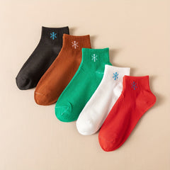 Christmas Cartoon Ankle Crew Socks Pack Women's Stocking