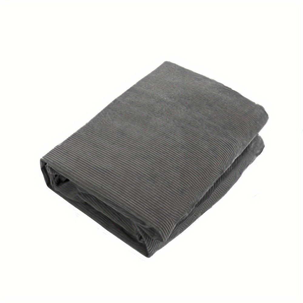Corduroy Lazy Sofa Cover Bean Bag Chair for Plush Toys