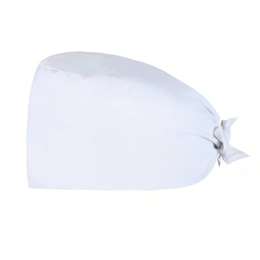 Solid Casual Work Cap Nurse Hats Elastic Lace Up Cap Adjustable