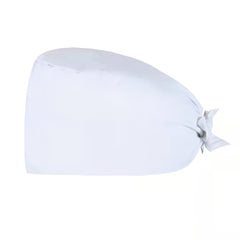 Solid Casual Work Cap Nurse Hats Elastic Lace Up Cap Adjustable