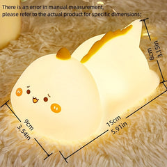 Cartoon Silicone Night Light Dinosaur Clapping Light