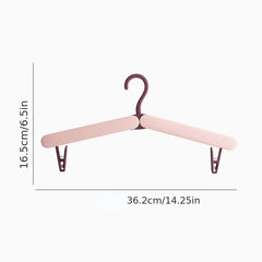 Multifunctional Folding Clothes Hanger for Travel and Home Storage