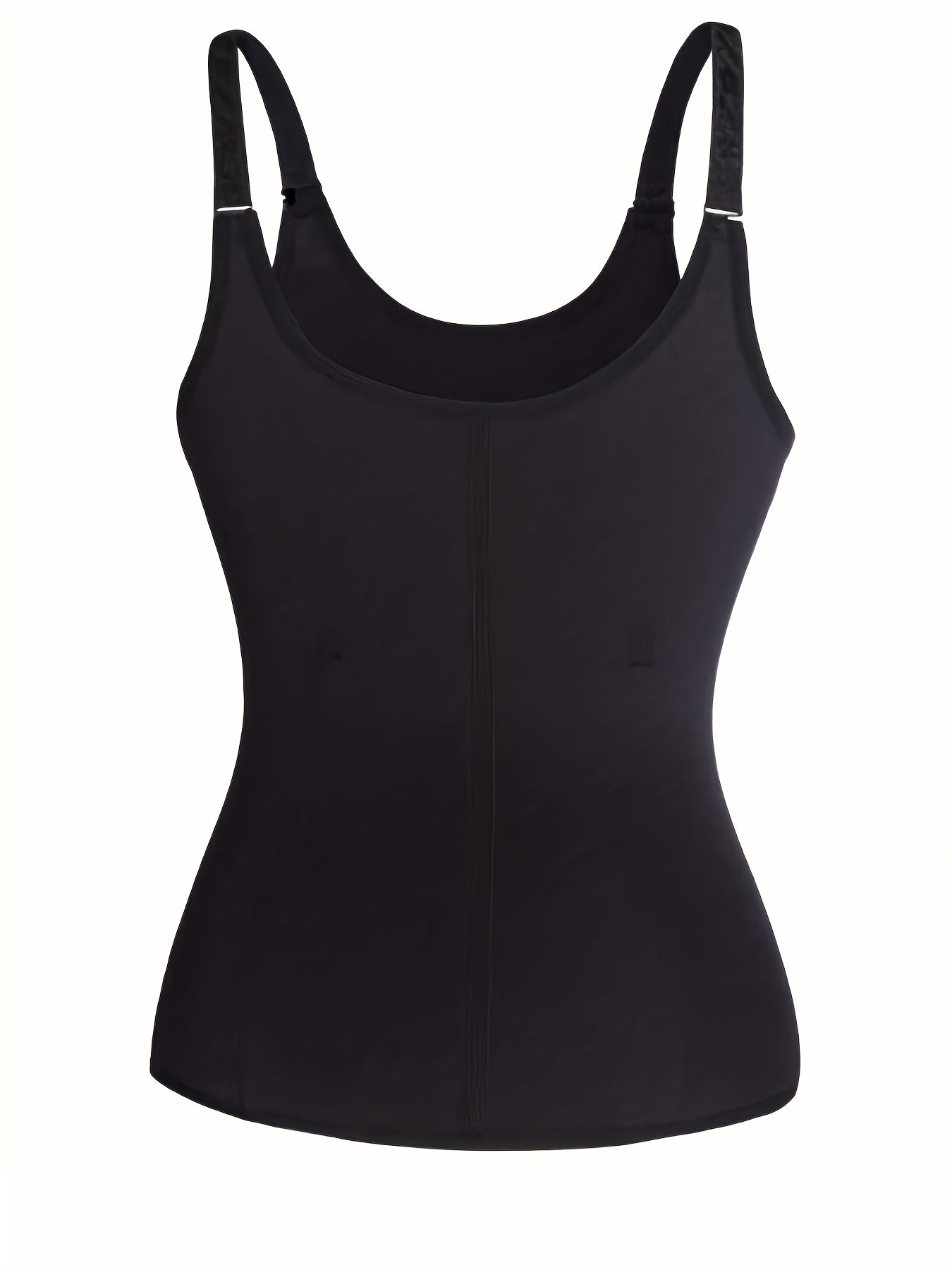 Zipper Bustier Tank Tops Tummy Control Corset