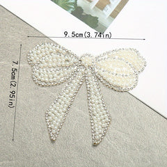Rhinestone Bowknot Beads Ironing Drilling Hot Melt Adhesive DIY Accessories
