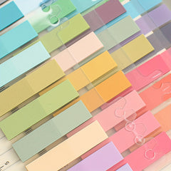 3 Sets PET Sticky Notes 200 Index Stickers Each Label Paper N time Stickers