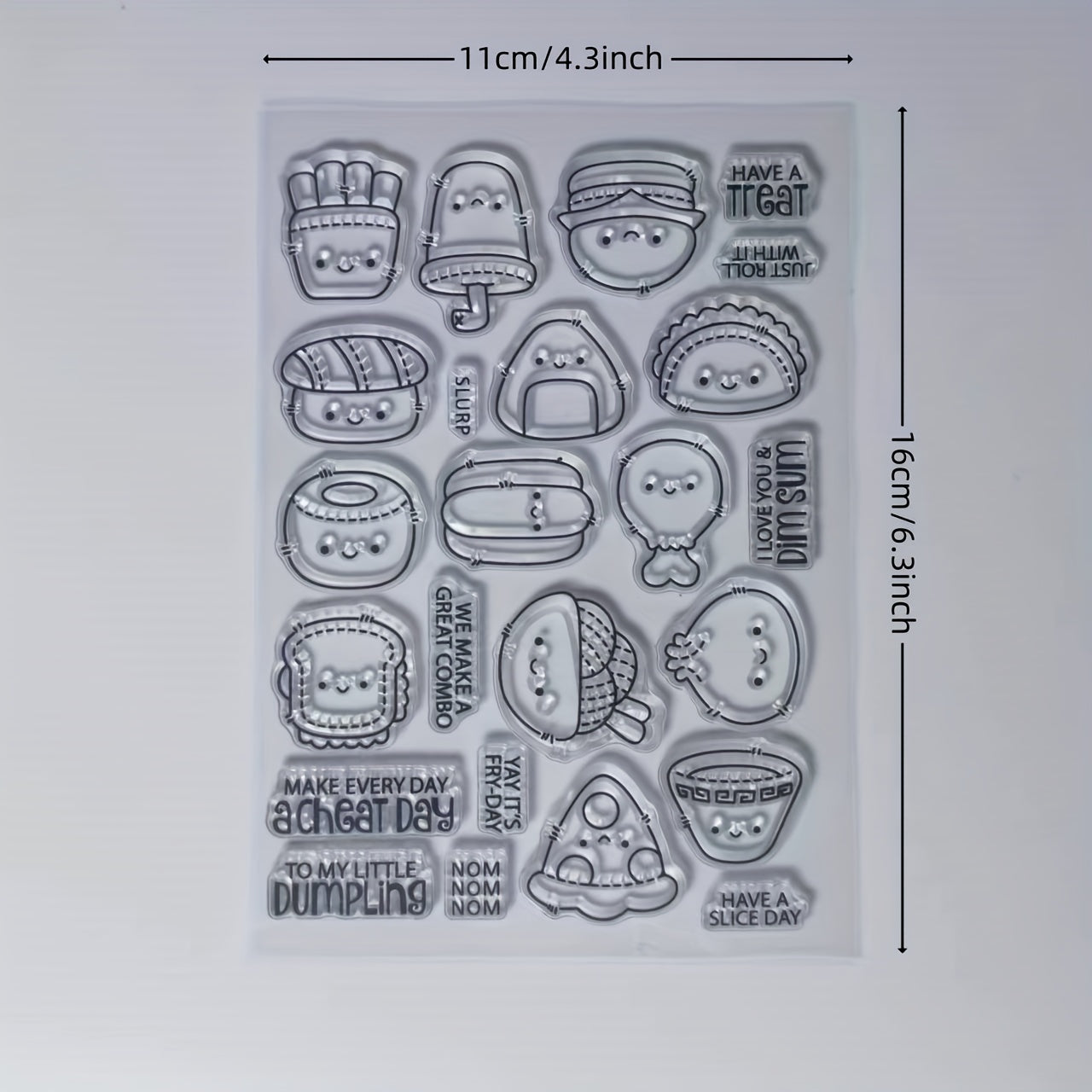 Kitchen Series Clear Stamp for DIY Scrapbook Decoration