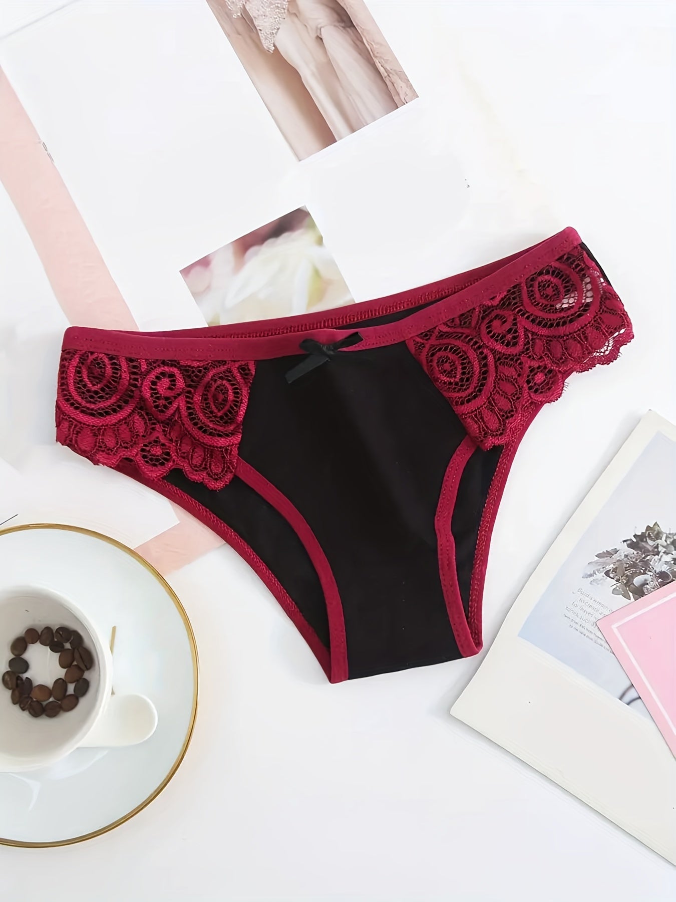 6pcs Lace Briefs Women's Lingerie & Underwear
