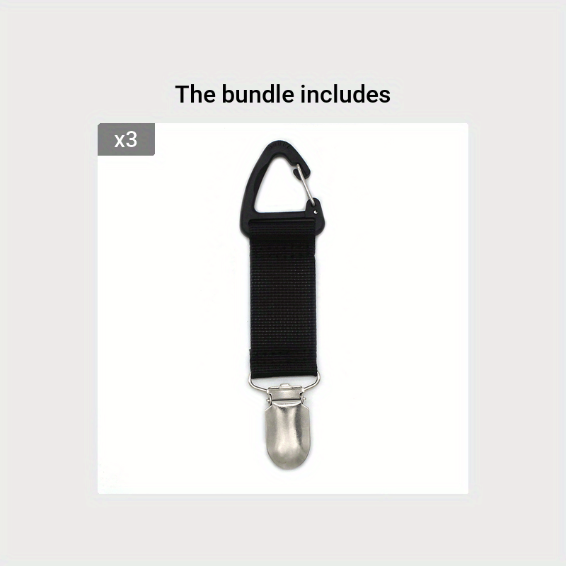Hat Clip & Luggage Hanger for Travel & Beach - 1pc