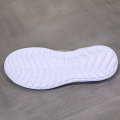 Skull Print Platform Sneakers Slip On Outdoor Shoes