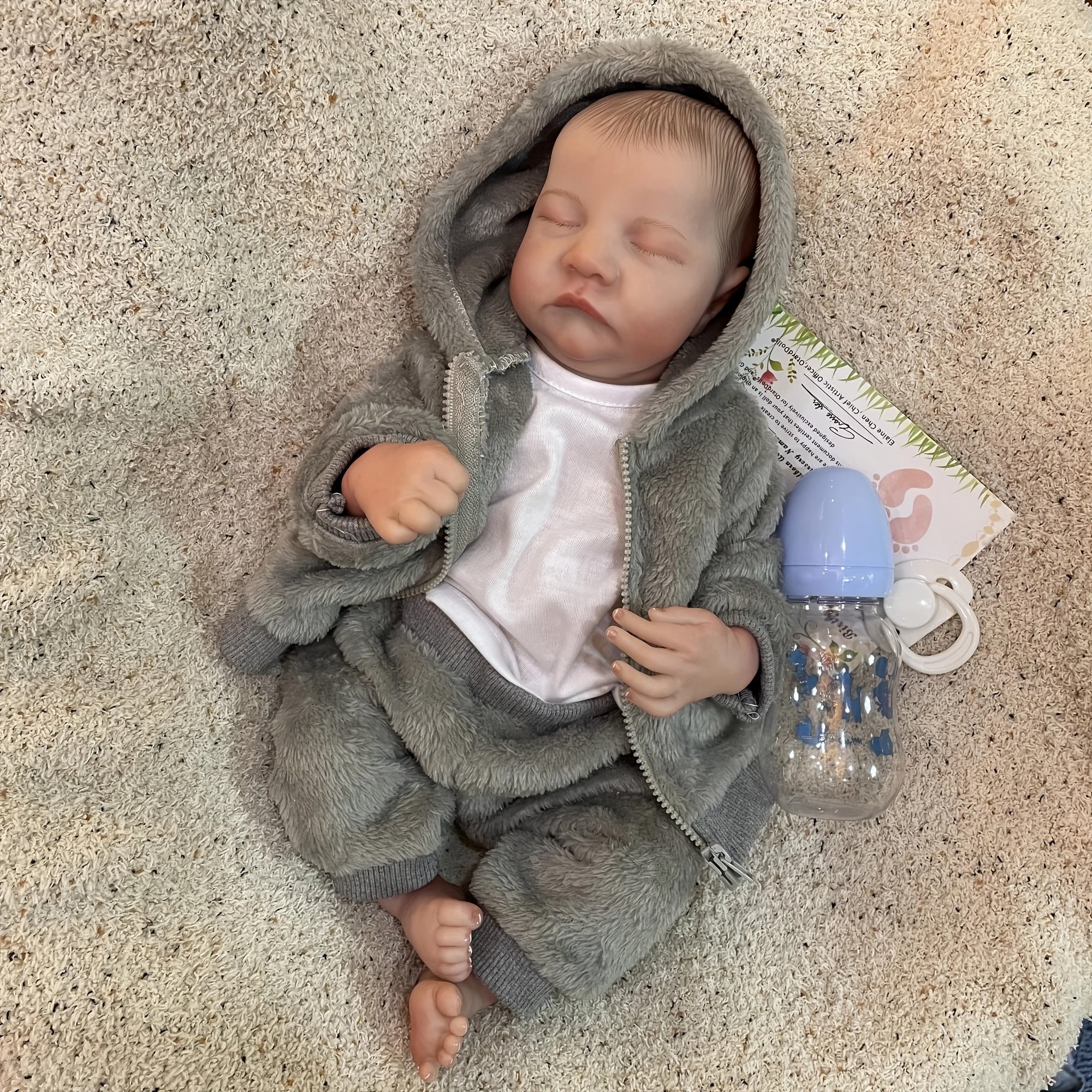 Levi Reborn Boy Doll Soft Vinyl Full Body Realistic Handcraft