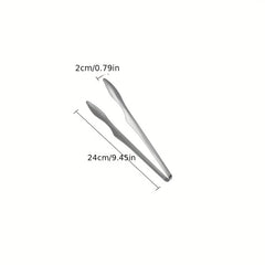 Stainless Steel Food Tongs, Anti-scalding BBQ Clip, Salad & Grilling Tongs