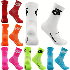Men's 3-Pack Mid Crew Sport Socks Nylon Blend Breathable for Training