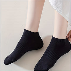 10 Pairs Soft Low Cut Ankle Socks Women's Stockings & Hosiery