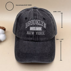 Casual Soft Top Washed Baseball Cap