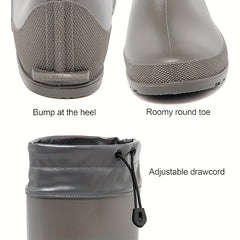 Women's Waterproof Rain Boots, Comfortable Outdoor Shoes