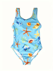 Marine Animal Theme Family Vacation Swimwear Set