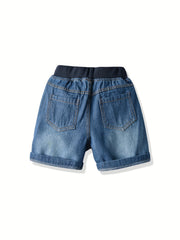 Boys Denim Jeans Shorts with Pockets for Spring & Summer