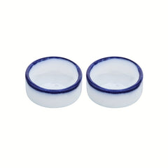 2pcs Spider Micro Water Bowls Mini Ceramic Dish For Spider Tarantula Millipede