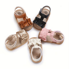 Baby Girls Open Toe Sandals Breathable Lightweight Anti Slip Sandals