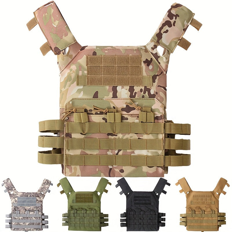 Adjustable 600D Airsoft Vest Lightweight Outdoor Safety Protection
