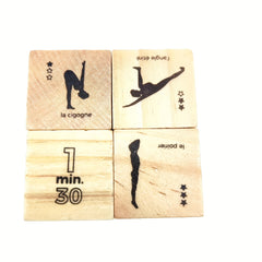 Wooden Right Angle Dice Home Sports Games Numbers Creative Dice