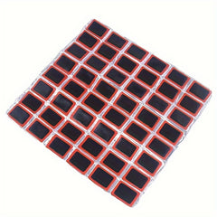 Bike Tire Repair Kit With 48 Cold Patches And Tire Glue