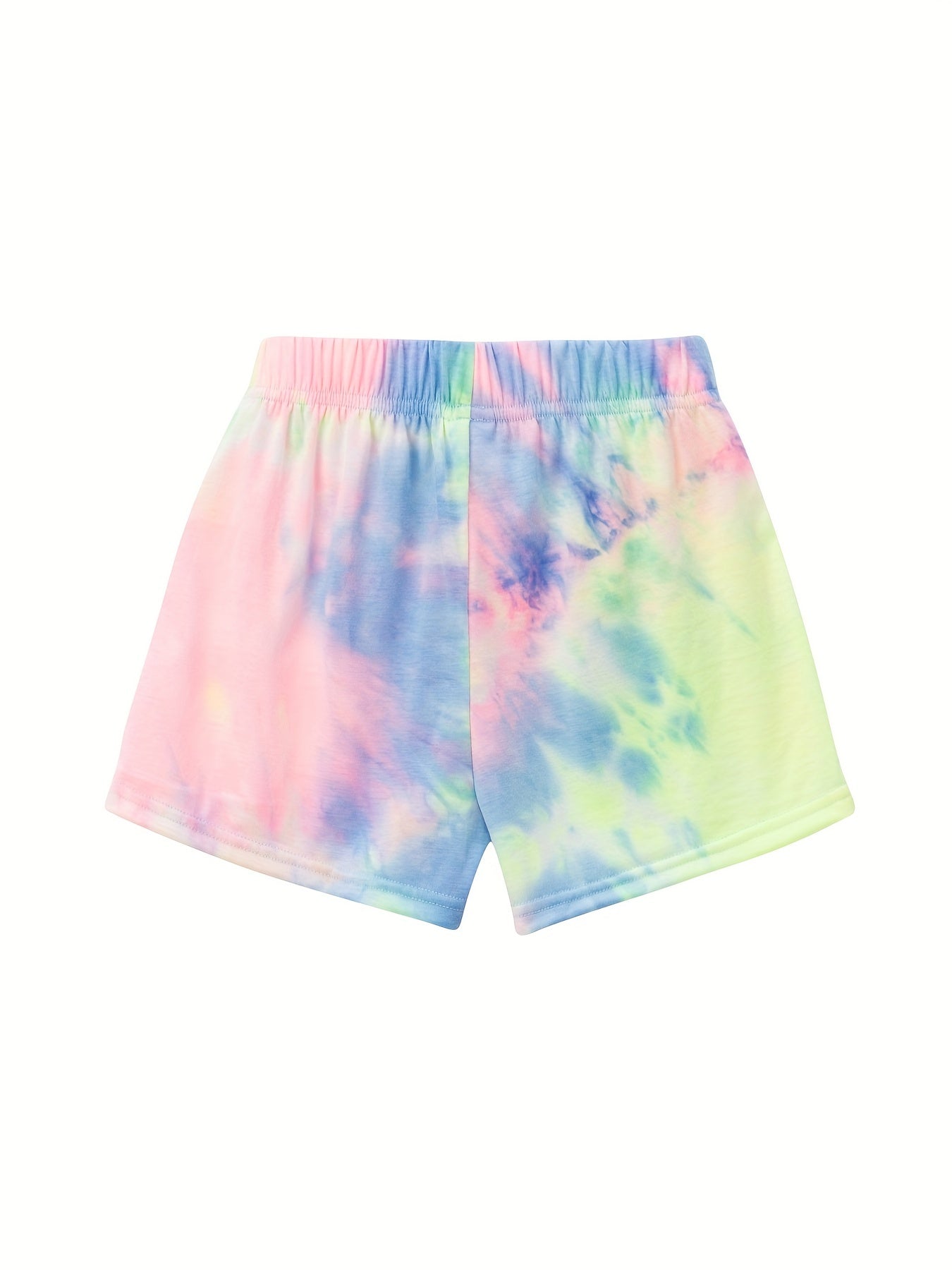 Toddler Girls Tie Dye High Waist Shorts Casual Pants for Kids