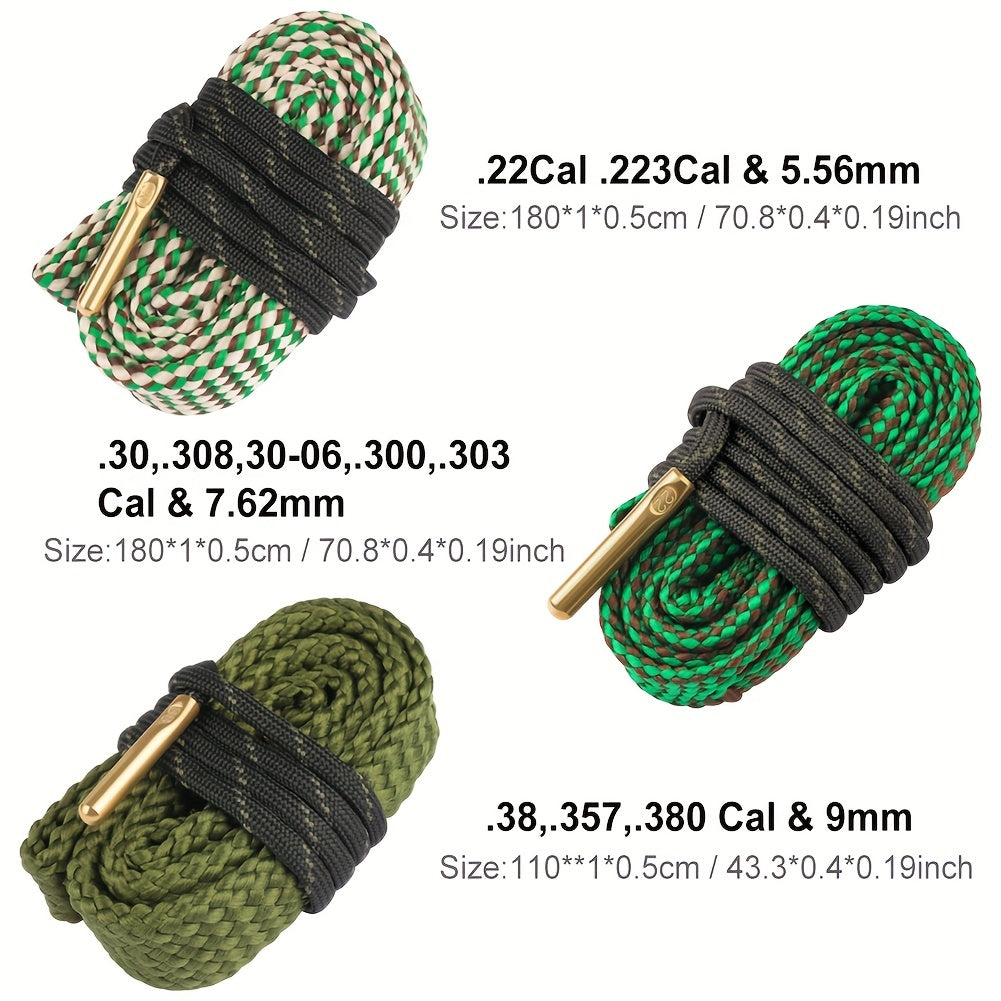 Portable Heavy Duty Cleaning Bore Rope For 9mm 7.62mm 5.56mm