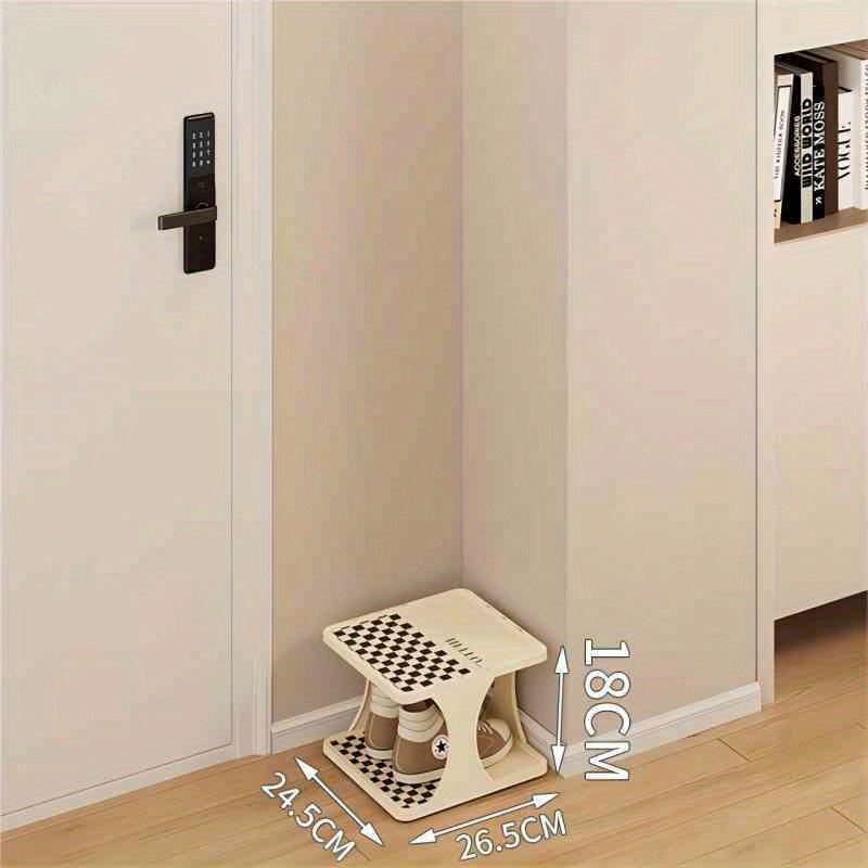 Slim Shoe Rack Plastic Door Back Shoe Storage Rack Space Saving