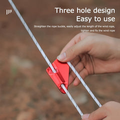 10pcs Tent Rope Buckles Aluminum Alloy Camping Wind Rope Stopper