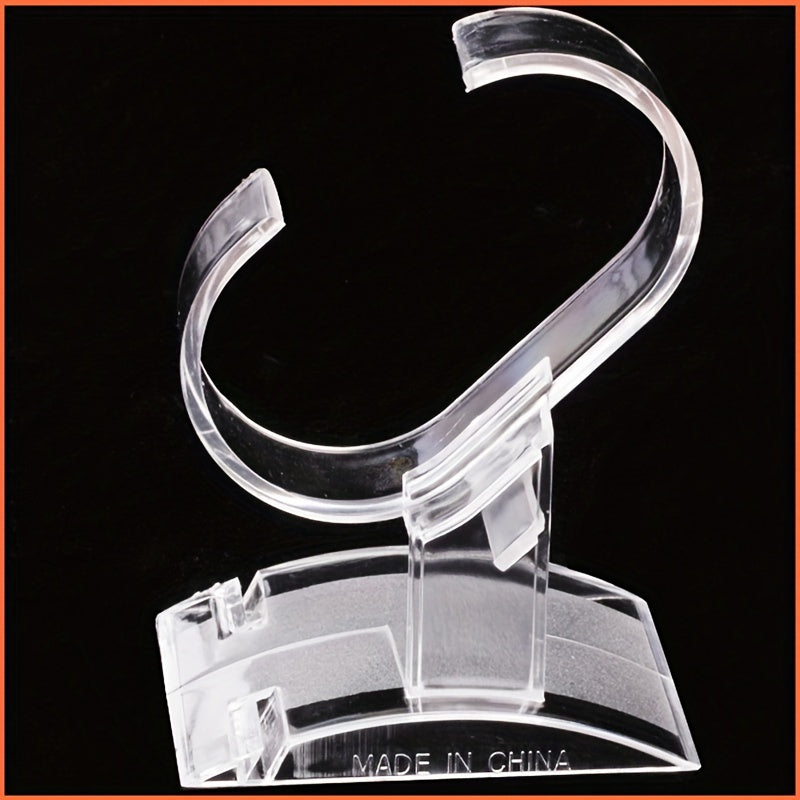 Plastic Transparent Watch Display Stand Jewelry Holder Props