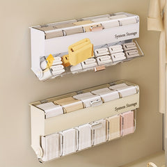 Plastic Wall Storage Box Punch Wall Hanging Grid Organizer
