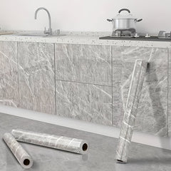 Marble Pattern Self Adhesive Wallpaper for Kitchen Countertop