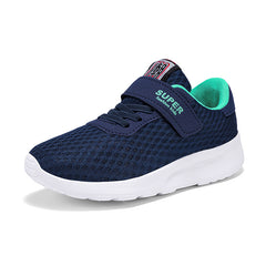 Girls' Hook And Loop Fastener Running Shoes
