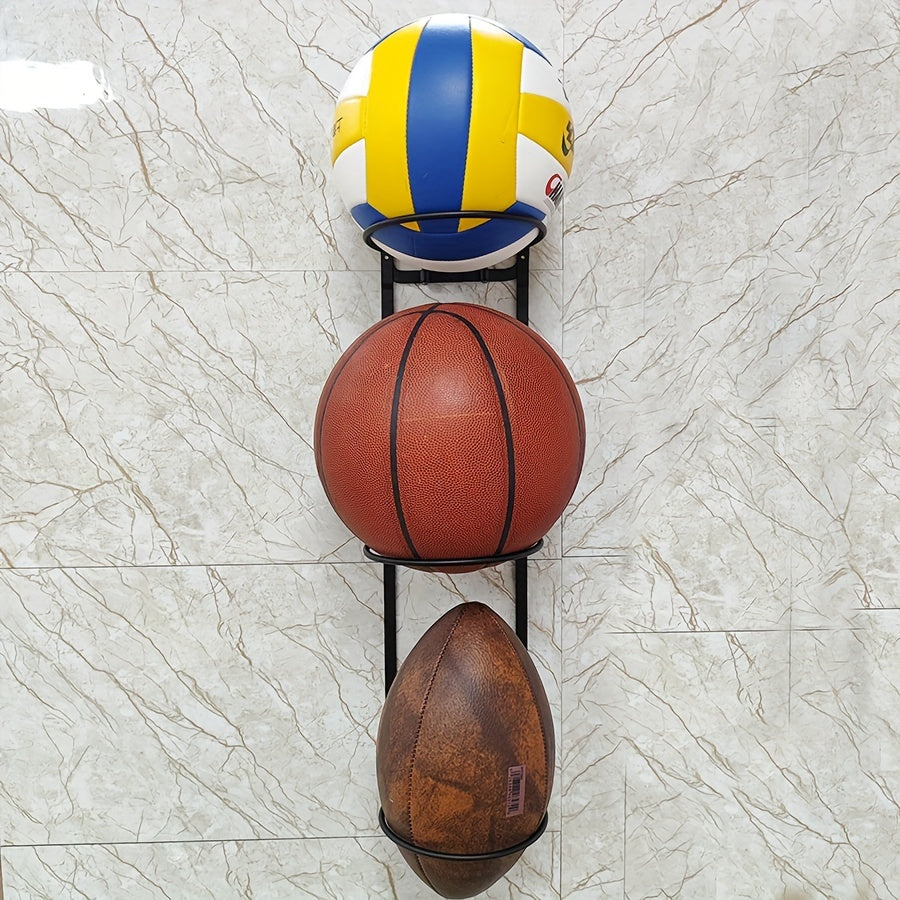 Wall Mounted Removable Rugby Storage Rack