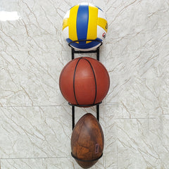 Wall Mounted Removable Rugby Storage Rack