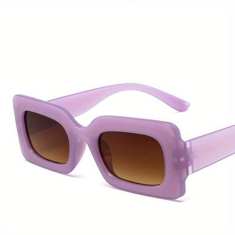 Y2K Rectangle Sunglasses UV400 Sun Shades Glasses