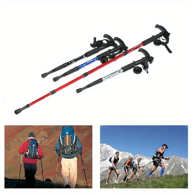 Durable Portable Ultra Light Retractable Dual Use Hiking Pole