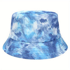 Tie Dye Reversible Bucket Hat Sun Protection