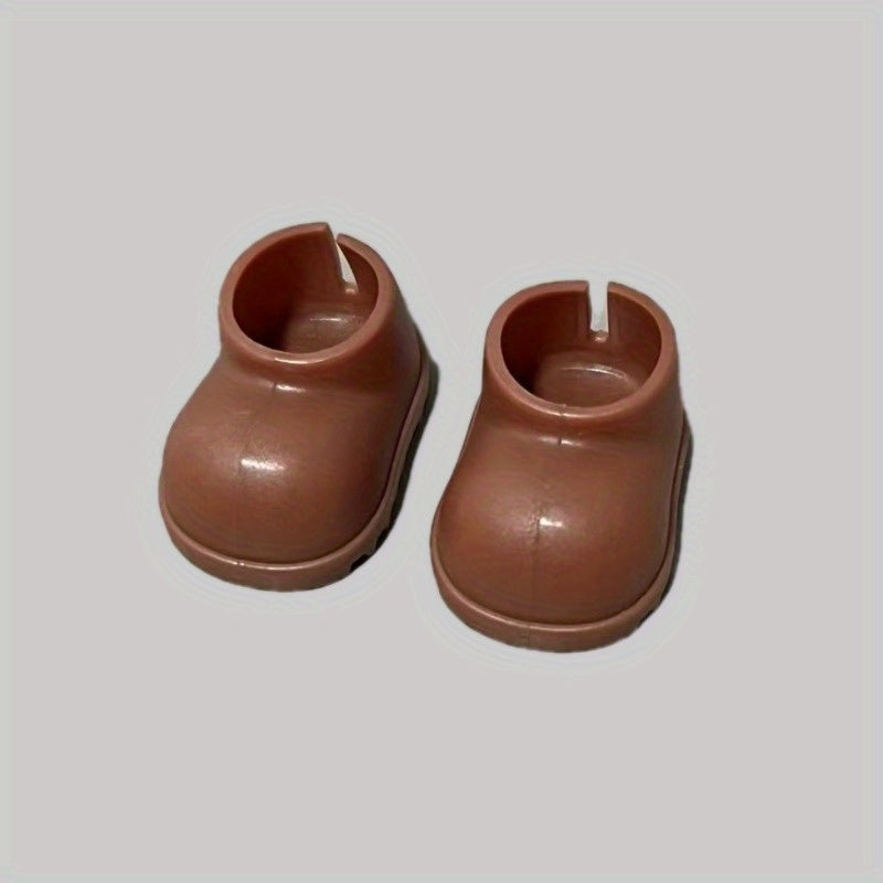 4 Pairs Ruffled Shoe Decorations - 6 inch La Bu Bu10cm Shoe Accessories