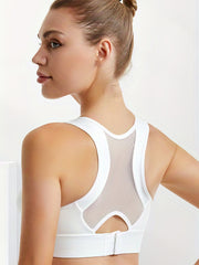Racerback Wireless Sports Bra High Impact Push Up Tank Bra Women's Lingerie